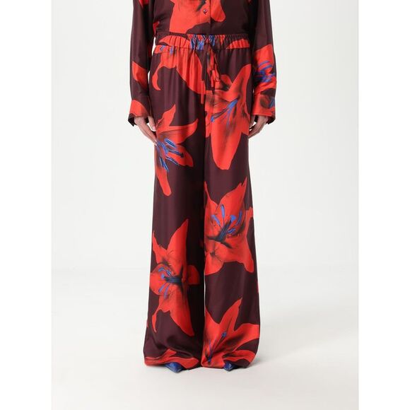 Alexander Mcqueen Pants Woman Burgundy
